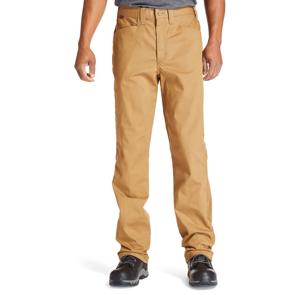 Pantalones Timberland Argentina Hombre - Pro® Work Warrior Lt Ripstop Utility - Marrones - TUBIXD-08